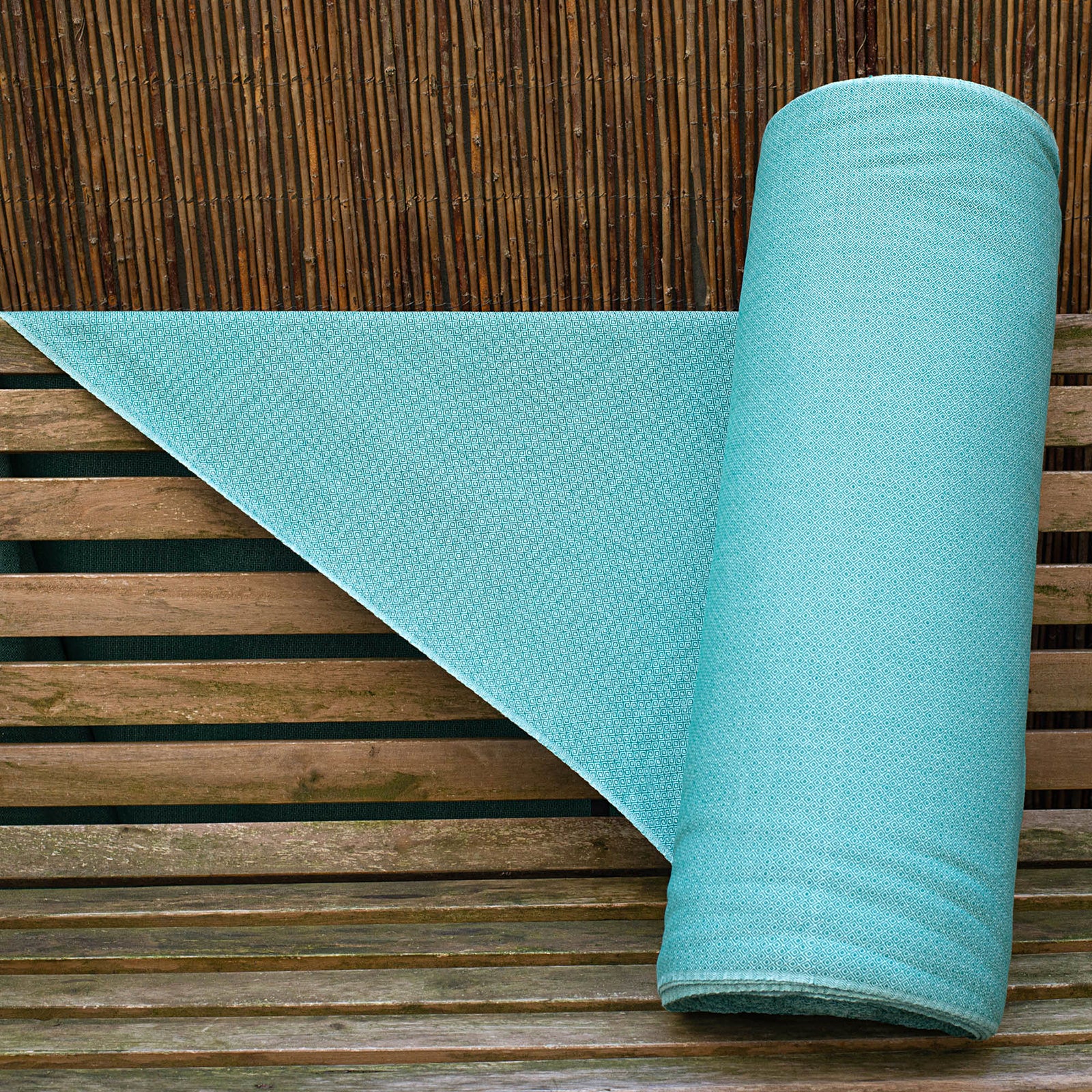 Meterware Tragetuchstoff Turmalin Detail